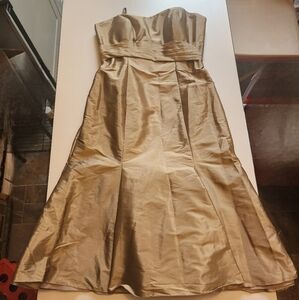 Angelina Faccenda dress, size 7/8 , bronze color